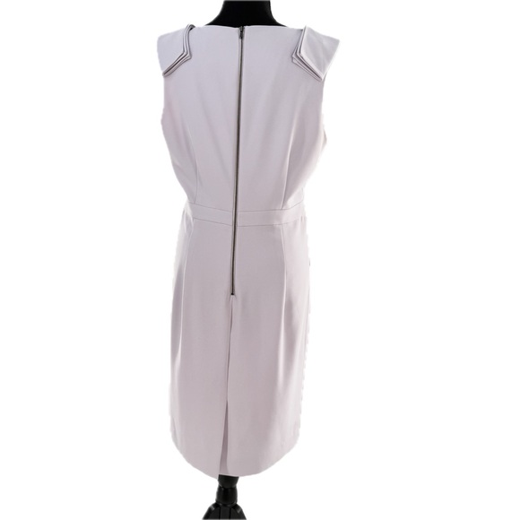 J. Crew Suiting Bow Shoulder Sleeveless Sheath Dress Light Lavender Size 10 - Picture 4 of 17